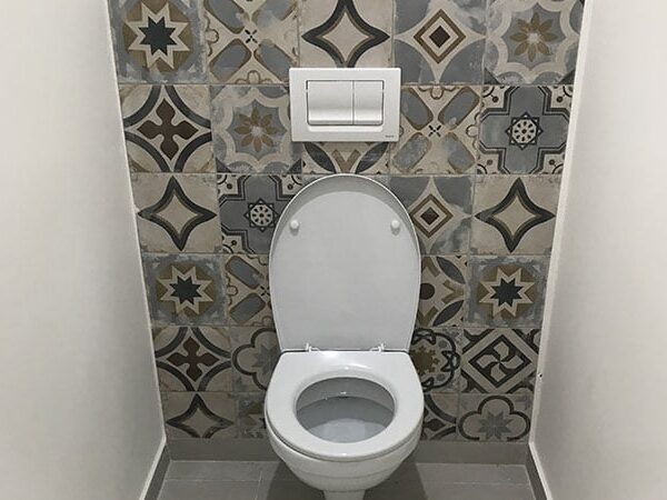 Rénovation de toilette wc - rénovation et second œuvre - SBCR maçonnerie